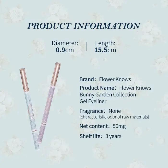 [NOUVEAU] Eyeliner gel de la collection Bunny Garden de Flower Knows