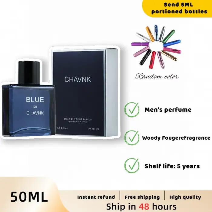 Parfum Classique Bleu De Chavnk Eau De Parfum 50ml/100ml Parfum aux Phéromones pour Homme Gentleman 