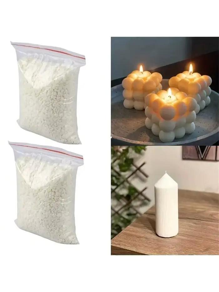 200g/500g cire de soja naturelle bougie parfumée granulaire matière première 100% sans additifs pour