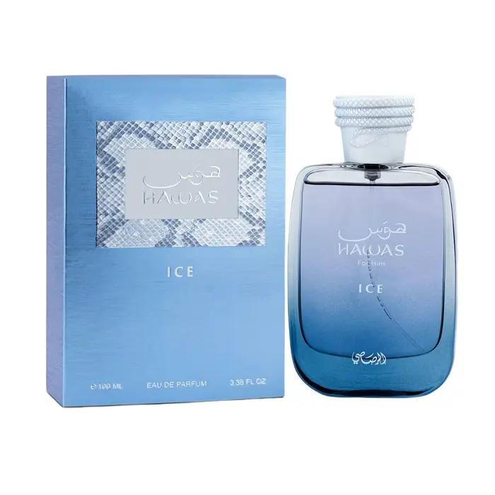 100ML Hawas glace pour hommes Eau de Parfum Spray Original parfum arabe hommes Parfum Premium arabe 