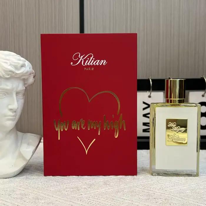 Parfum unisexe de luxe 50 ml, fragrance florale chypre, pêche, rhum, rose, cèdre, papyrus, longue te