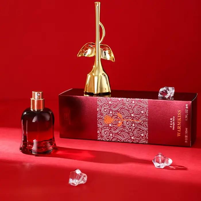 Parfums de marque Rose pour femmes, vaporisateur, phéromones pour flirter, parfum durable, romance i