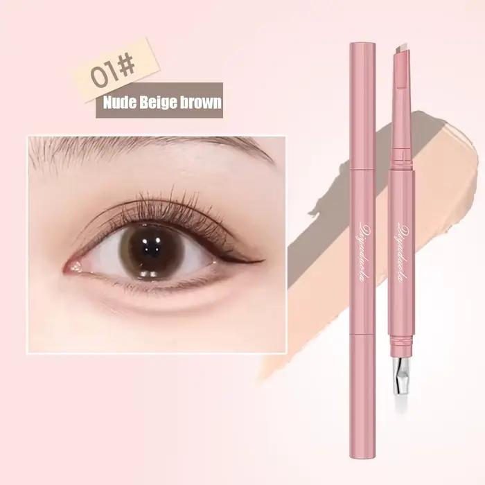Crayon pour les yeux Sweetmint bicolore 2 en 1, maquillage des yeux, crayon pour les yeux couchés, c