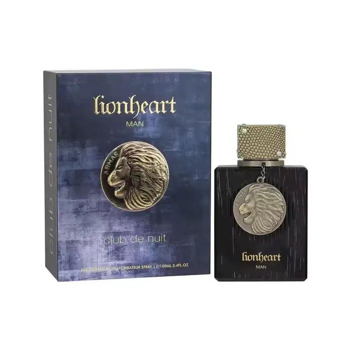 Parfum Arabe de Luxe Lion Man, Parfum Longue Durée au Tabac, Miel, Vanille, Menthe Chaude, Lavande, 