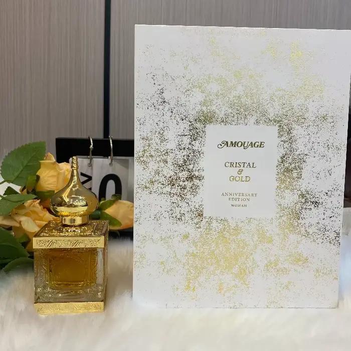 AMOUAGE 50ml Eau de Parfum Unisexe Longue Durée Ambre Floral Parfum de Luxe Chaud Crémeux Sensuel Ra