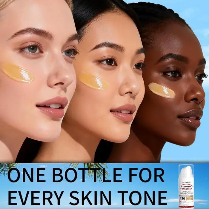 Crème solaire teintée SPF 50 PA++++