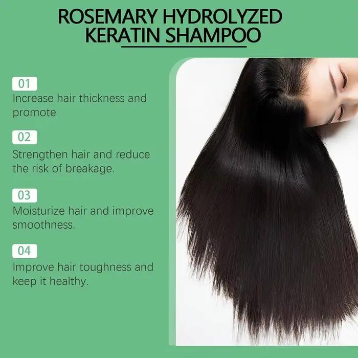 Shampoing naturel au romarin pour cheveux