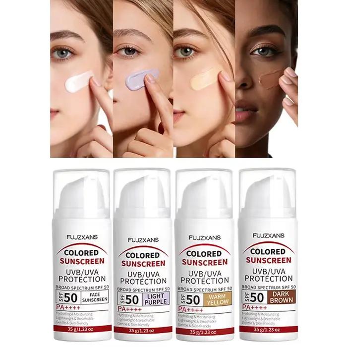 Crème solaire teintée SPF 50 PA++++