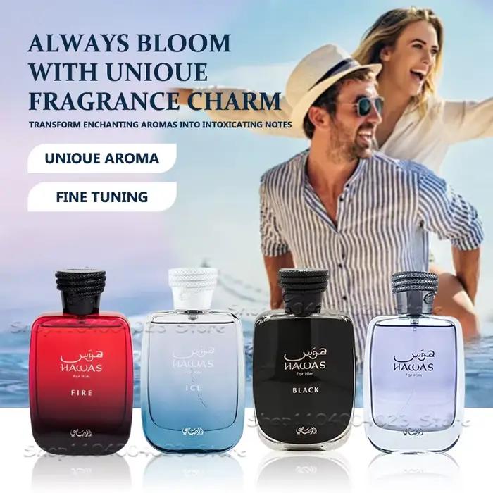 100ML Hawas glace pour hommes Eau de Parfum Spray Original