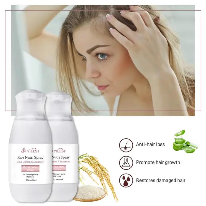 Spray capillaire à l'eau de riz pour renforcer et épaissir les cheveux