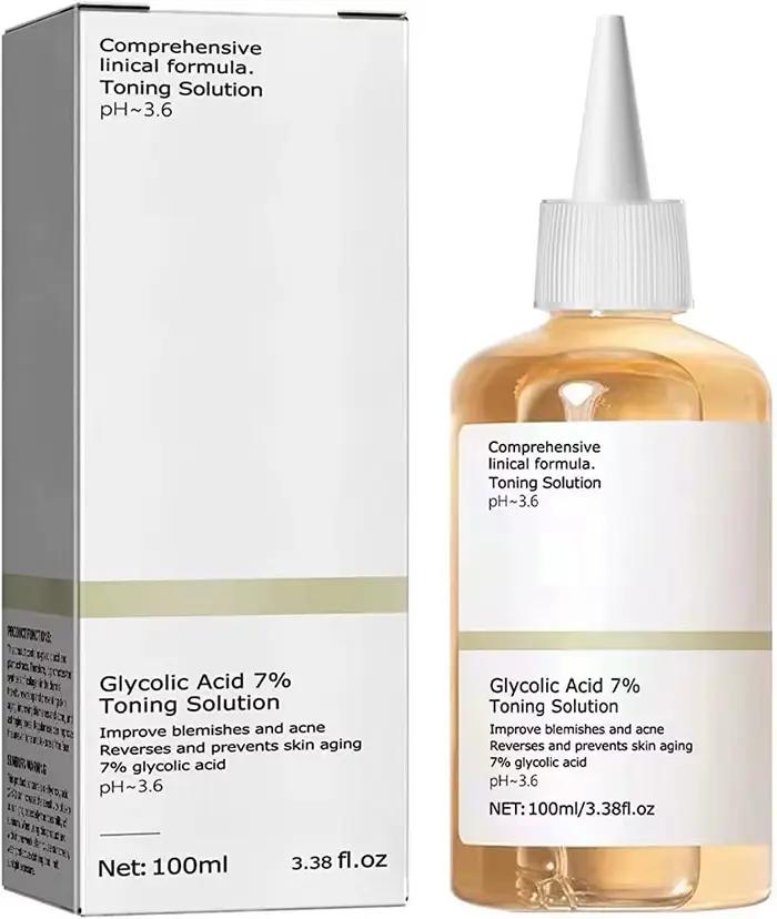 Solution tonifiante à l'acide glycolique 7%
