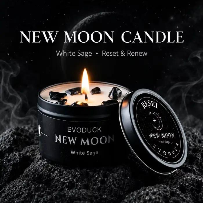 1 bougie parfumée Nouvelle Lune