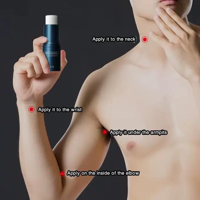 Fanzhen Cologne Solide pour Homme - Parfum Léger et Frais