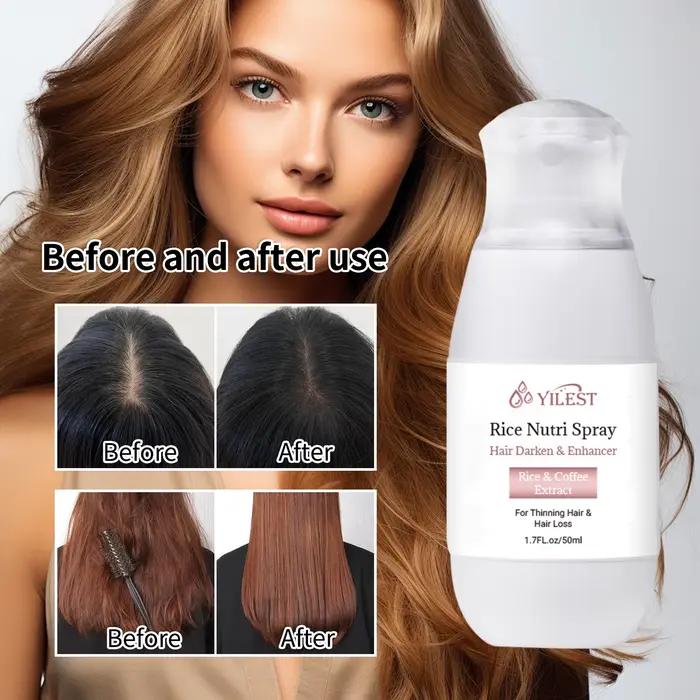 Spray capillaire à l'eau de riz pour renforcer et épaissir les cheveux
