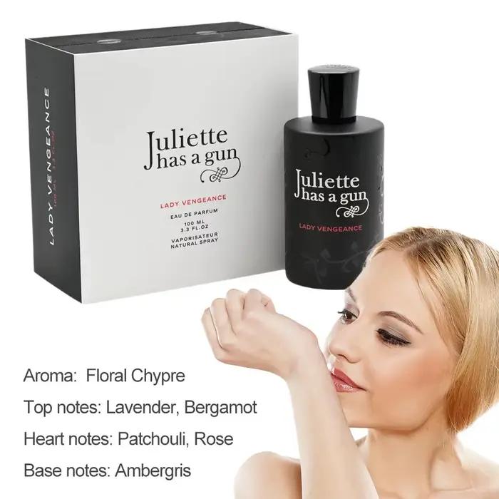 100ml parfum dame VENGEANCE par Juliette a un pistolet
