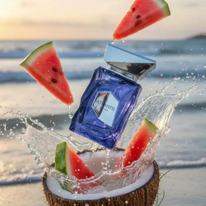Parfum en cuir, ambre et bois