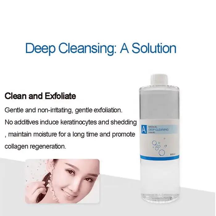 Solution de Peeling Aqua, sérum pour le visage, pour Dermabrasion, Machine de soins de beauté, pour un nettoyage en profondeur, exfoliant, hydrate, réparer et apaiser