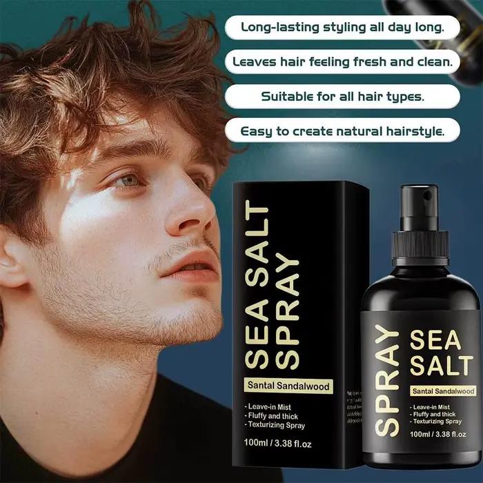 Spray au sel de mer pour hommes