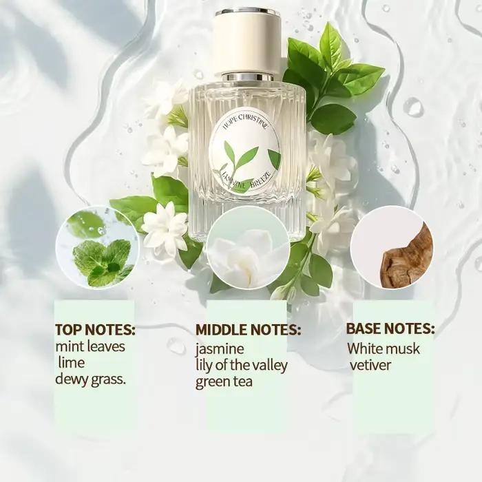 HOPE CHRISTINE Parfum Menthe Jasmin Musc Vert Blanc