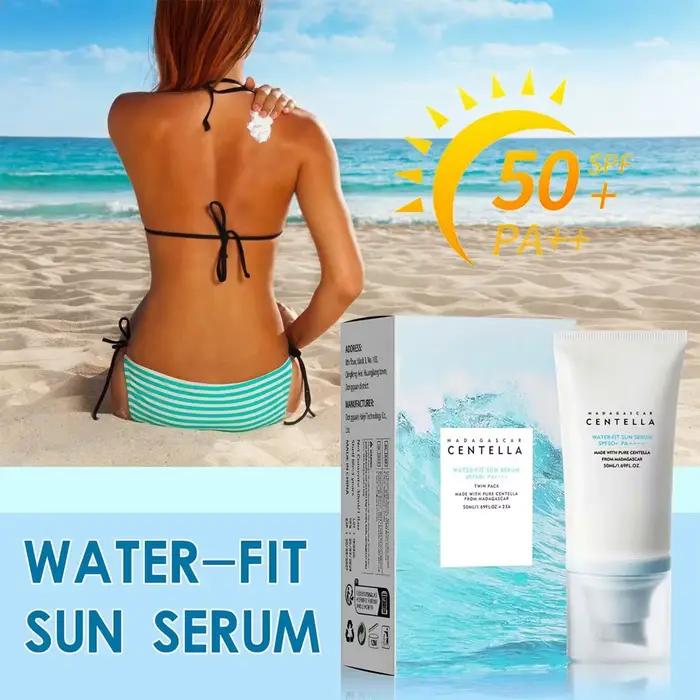 Crème solaire à la centella pour le visage