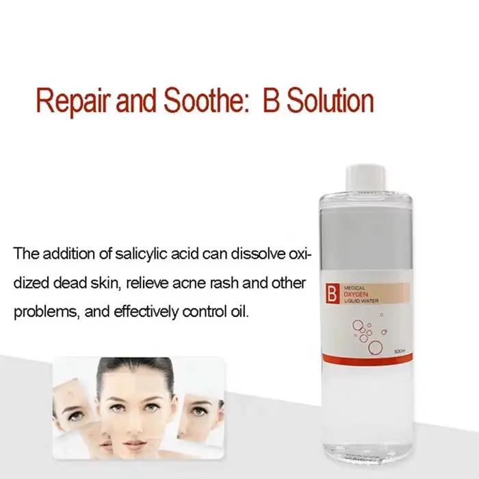 Solution de Peeling Aqua, sérum pour le visage, pour Dermabrasion, Machine de soins de beauté, pour un nettoyage en profondeur, exfoliant, hydrate, réparer et apaiser