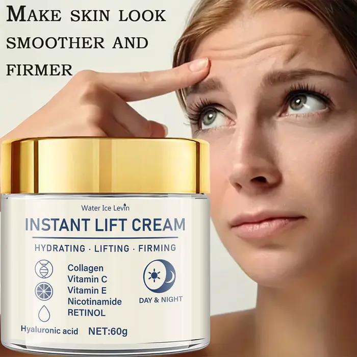 Crème raffermissante et liftante pour le visage - Riche en acide hyaluronique et en rétinol