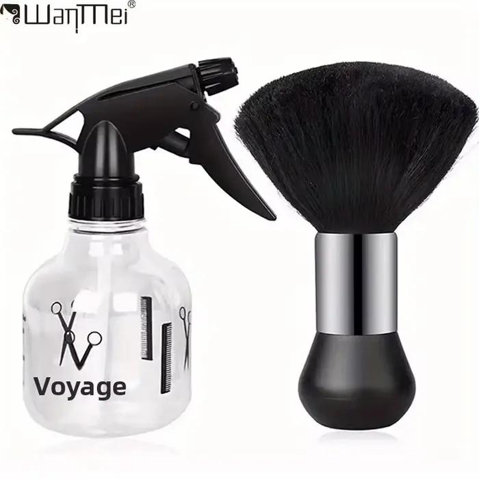 WANMEI barbier coiffeur pulvérisateur d'eau ensemble salon de coiffure cou Duster brosse de nettoyage outil