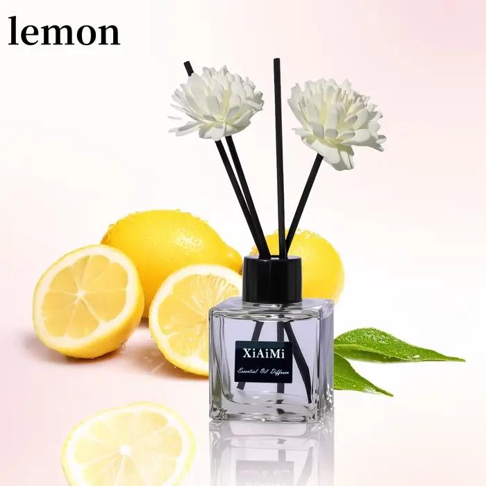 Huile d'aromathérapie de lavande de Freesia de parfum de maison sans flamme avec le bâton de diffuseur de roseau désodorisant liquide décor de pièce ornements