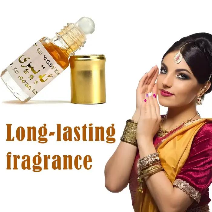 1/3/5 pièces 3ml Parfum Bille Dorée Mini Portable