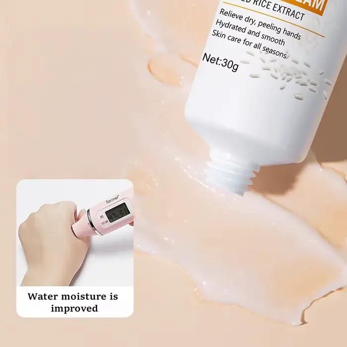 Crème pour les mains au riz