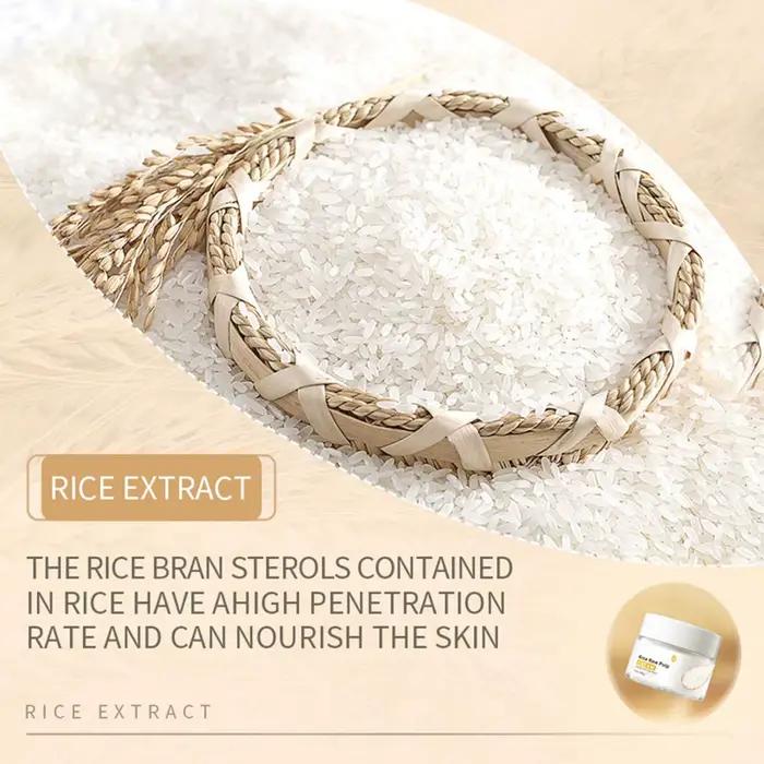 Crème de riz pour le visage