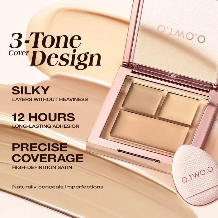 O.TWO.O crème anti-cernes liquide imperméable couverture complète correcteur longue durée cicatrices du visage