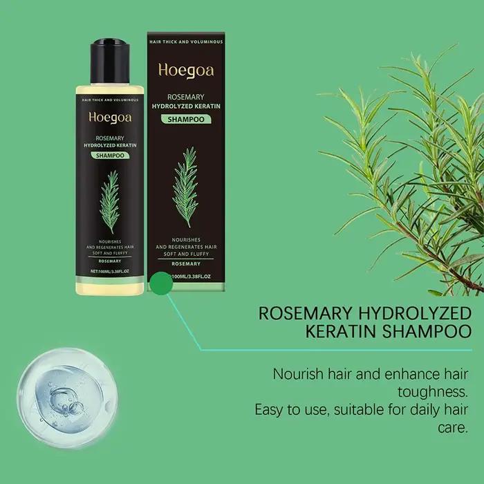 Shampoing naturel au romarin pour cheveux