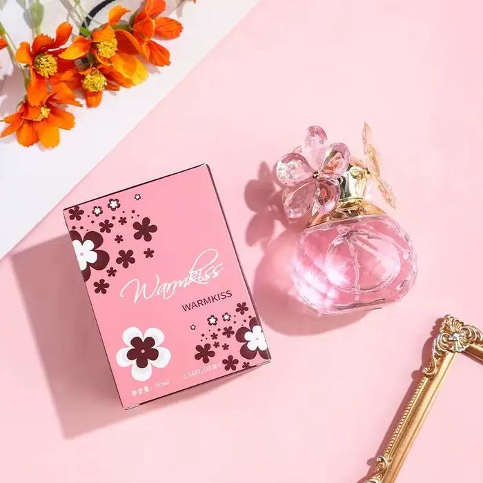 Parfum pour femme 60ml avec capuchon fleur en cristal