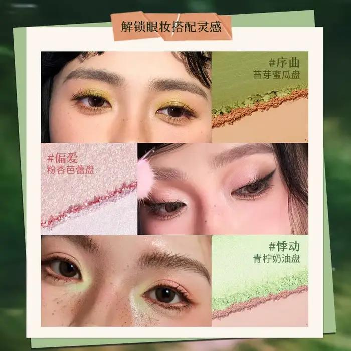 Coffret maquillage Cheeryep Qianyan printemps/été comprenant une palette de 16 fards à paupières et un blush