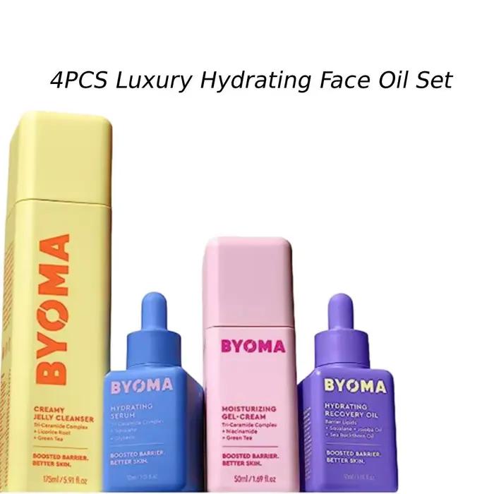 Ensemble d'huiles pour le visage hydratantes de luxe