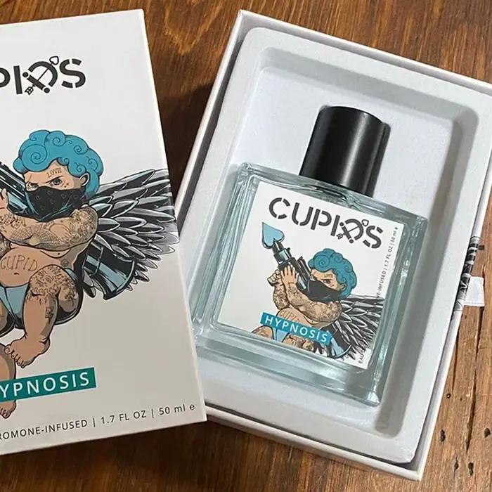 Nouveau Cupides hypnose phéromone parfum bleu océan hommes charme Cologne Boost confiance Sexy rencontres attire les femmes Couple corps Spray