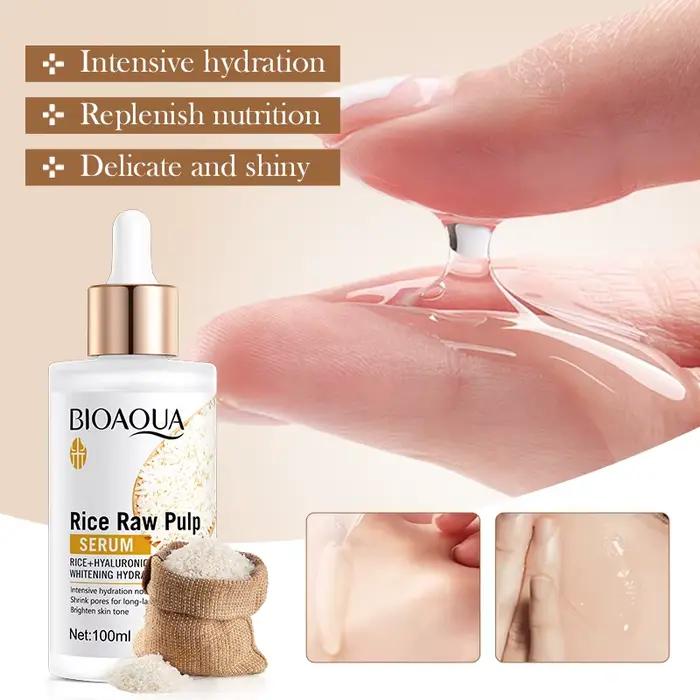 BIOAQUA – sérum pour le visage au riz blanc