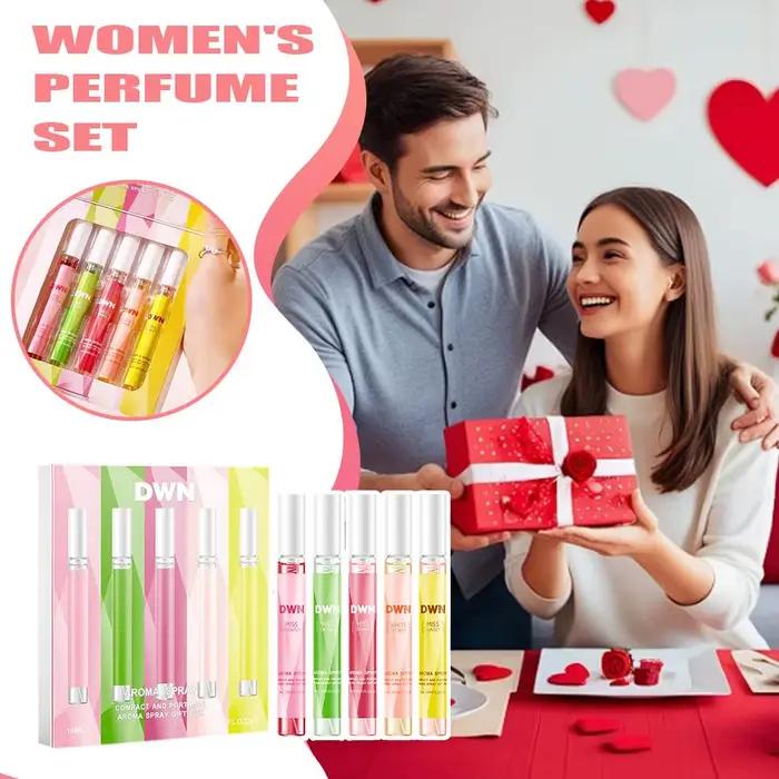 DWN Adventure Lady Fragrance Spray Sans Alcool Parfum Floral Longue Durée Format Voyage Vaporisateur Cadeau pour Femme
