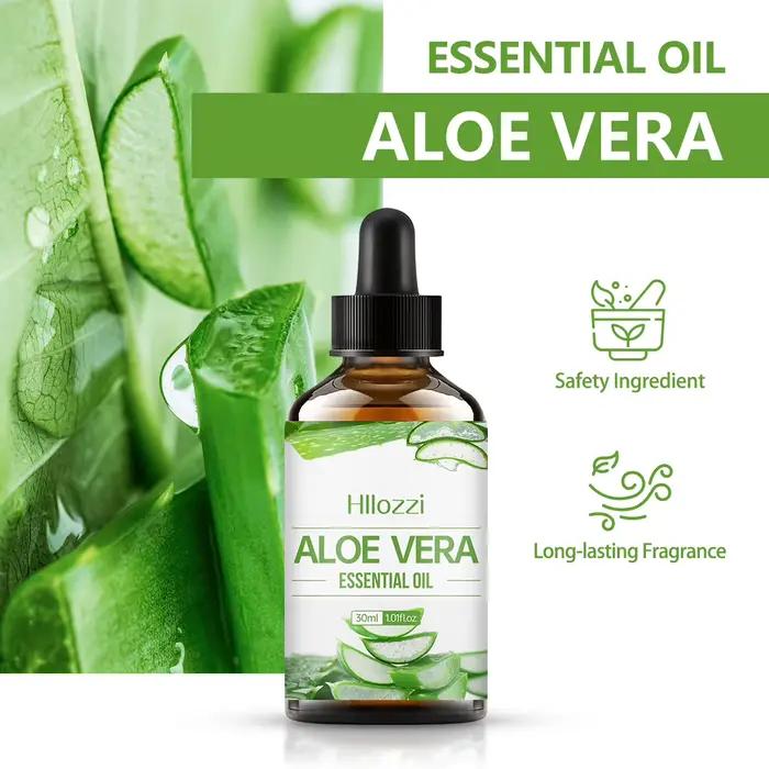 ALOE VERA ESSENTIAL OIL Facial de Aloe que mantiene la piel húmeda, Peut être utilisé pour les cheveux, le visage, le corps, l'aromathérapie
