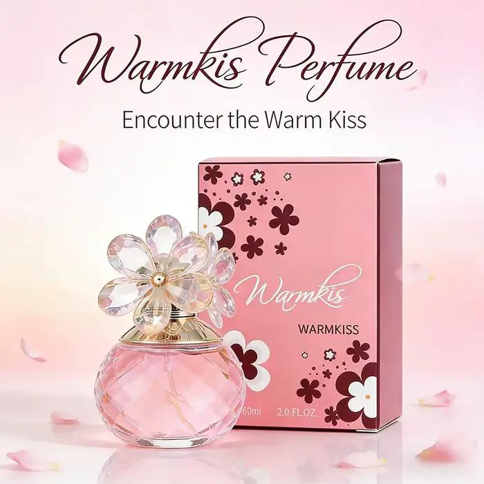 Parfum pour femme 60ml avec capuchon fleur en cristal