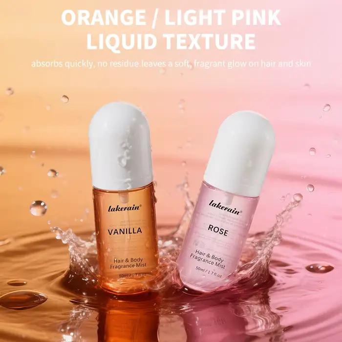 Spray parfumé à la vanille et à la rose 50 ml