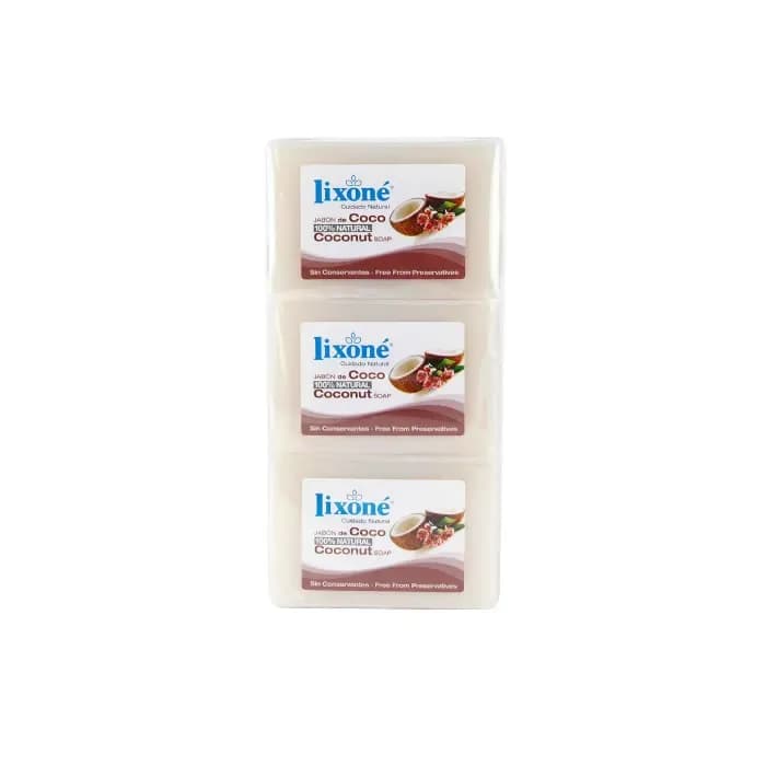 Lixoné Coconut Soap Peau Sèche 3x125g