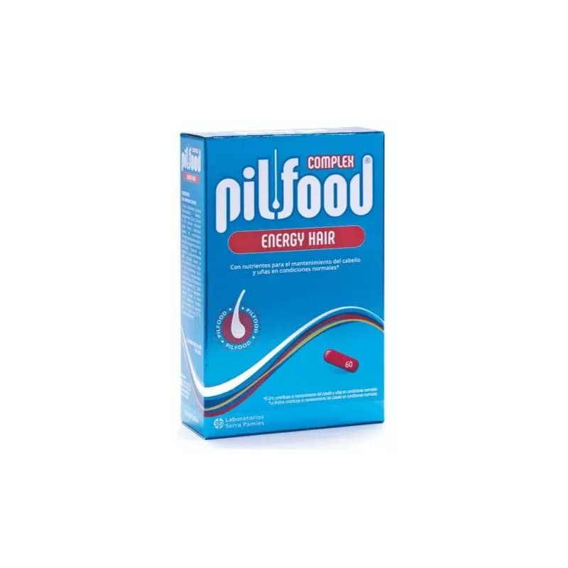 Pilfood Complex Energy Perte De Cheveux 60 Comprimés