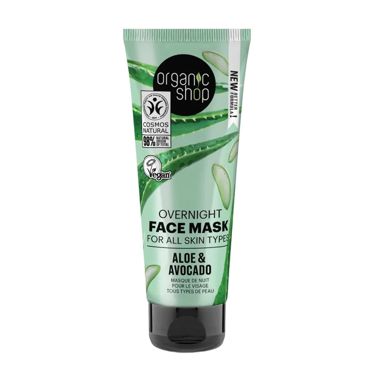 Organic Shop Aloe Mascarilla Facial Overnight 75ml