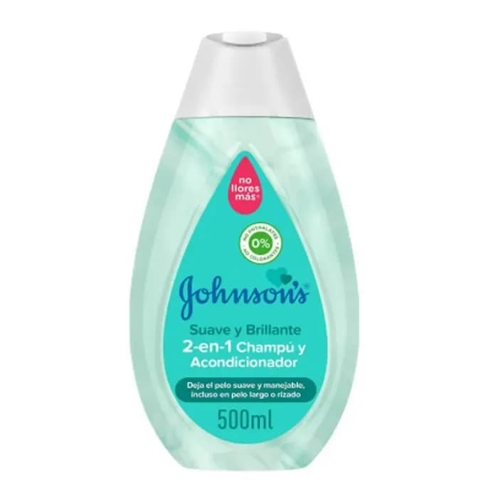 Johnson's Shampooing Et Revitalisant 2 En 1 Doux Et Brillant 500ml