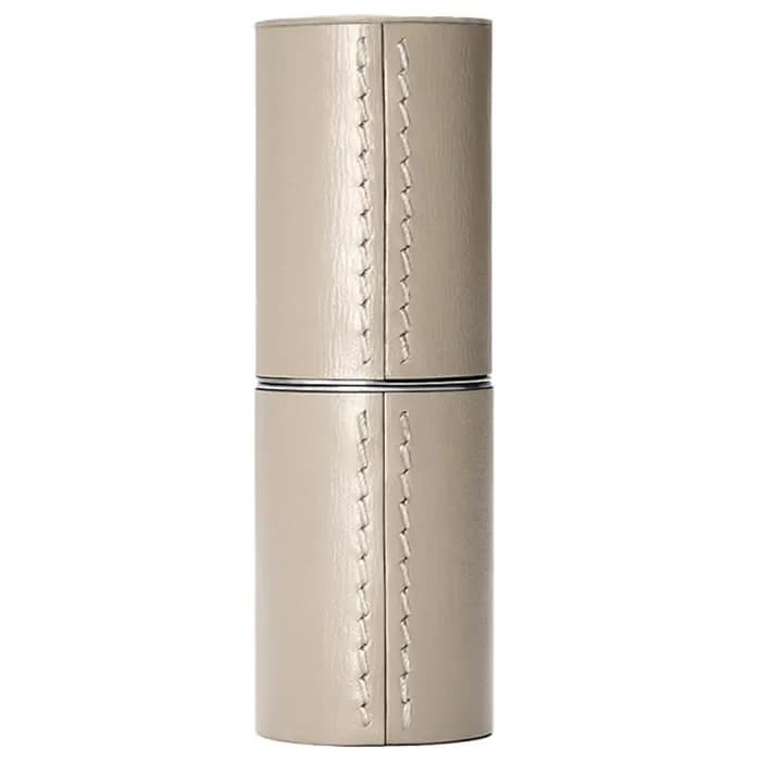 La Bouche Rouge Beige Leather Lipstick Case