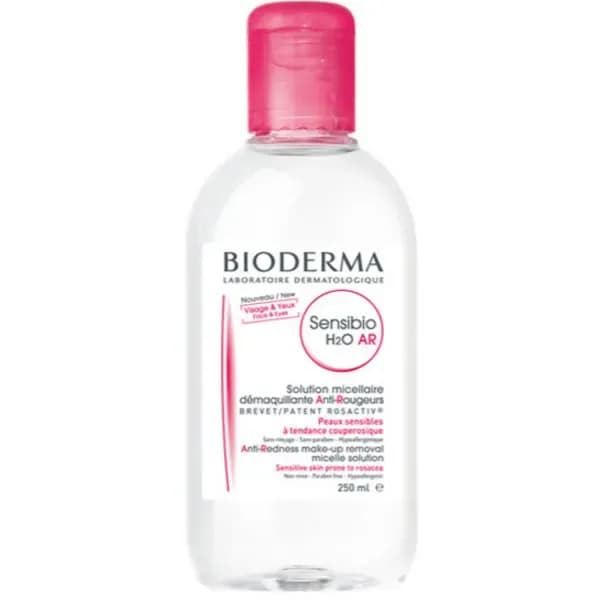 Bioderma Sensibio H2O Ar Solution Micellaire Démaquillante Anti Rougeurs 250ml