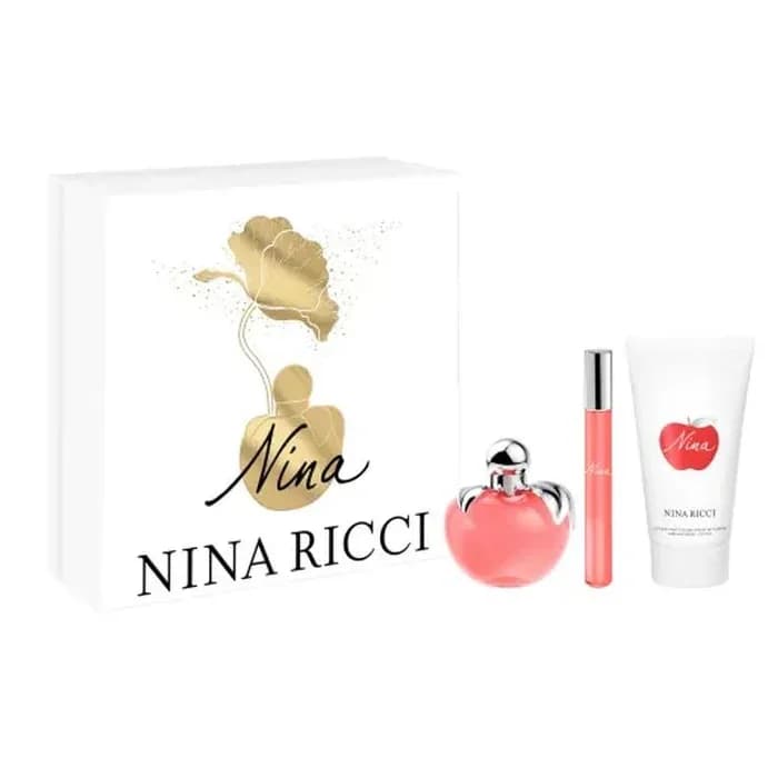 Nina Ricci Nina Eau De Toilette Vaporisateur 50ml Coffret 3 Produits
