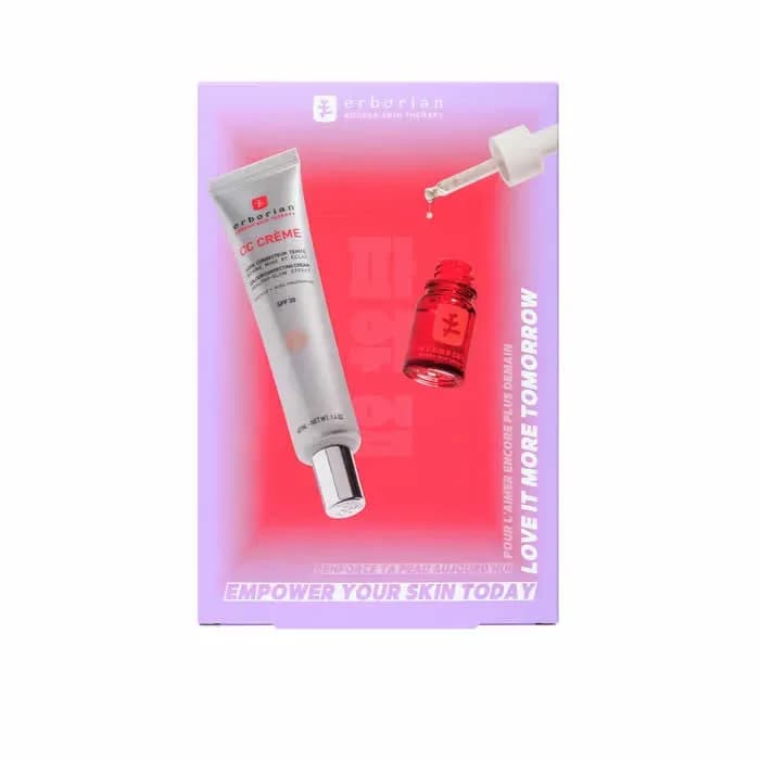 Erborian CC Crème Soin Correcteur Teinté Spf30 Clair 40ml Coffret 2 Produits